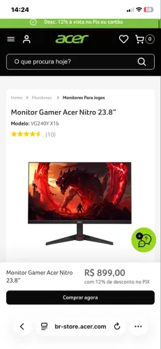 Monitor Acer Nitro 200hz 