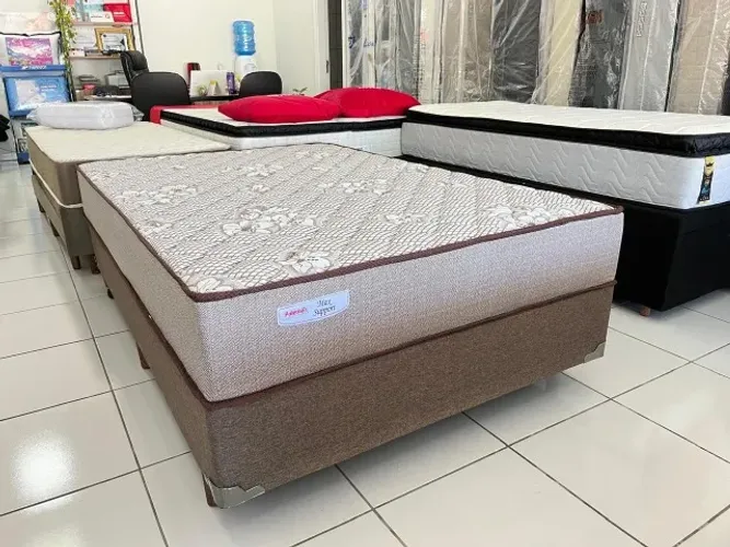 Cama Box Viúva 128x188 Nova Molas Ensacadas Palemax Pronta Entrega!