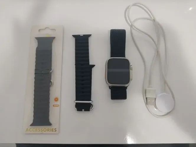 Kit 3 Pulseiras + Carregador do Smartwatch X8+ Ultra