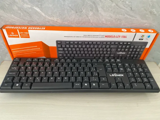Teclado USB com fio - ENTREGA A DOMICÍLIO 