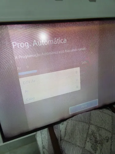 Tv led 48 com defeito