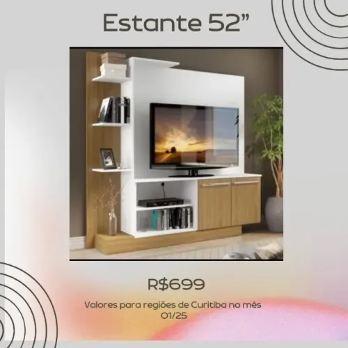 Promoção Estante 52'' - 28/01