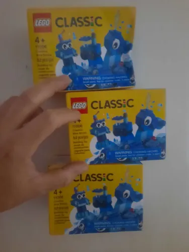 São 3 caixas de LEGO 11006 52 peças R$150,00