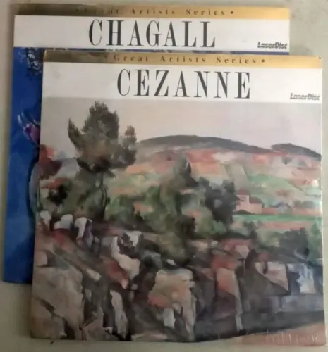 2 Laser Disc Lacrados Coleção Raros Chagall e Cezanne