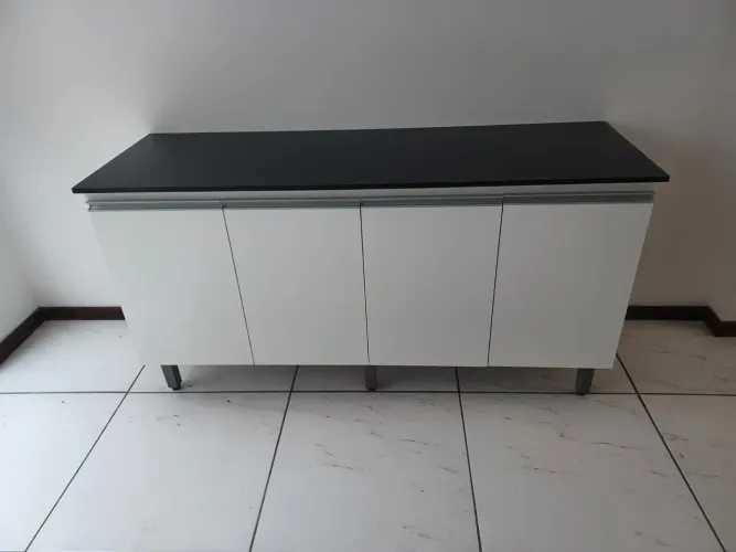BALCÃO DE COZINHA PARA ALIMENTOS NOVO 04 PORTAS