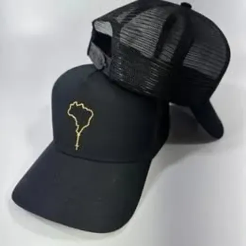 BONÉ HYPE TERÇO PRETO/TELA PRETO