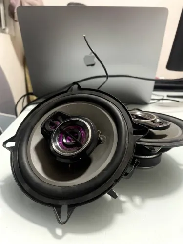 Par Alto Falante Pioneer Ts-1360br 5 Polegadas 180w Triaxial Preto E Roxo