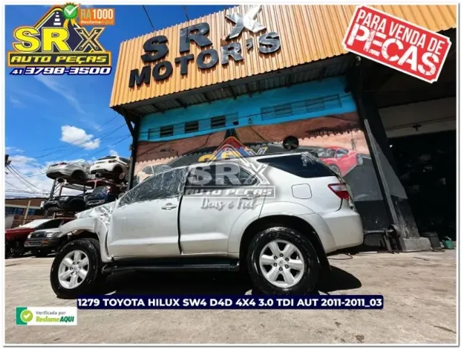 Sucata Hilux Sw4 2011