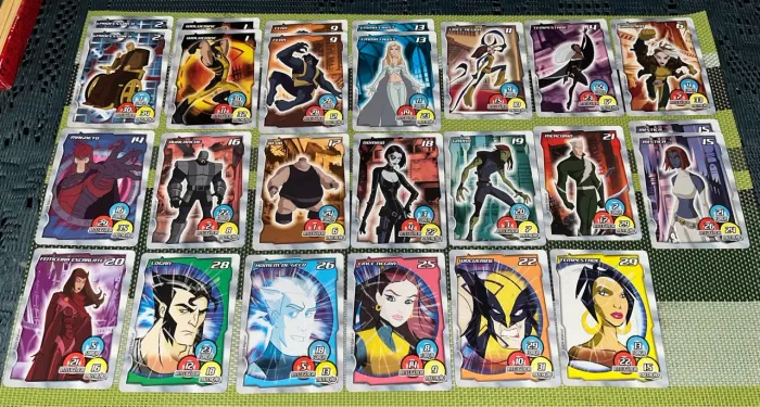 Cartas Wolverine e os Xmen  - Coleção Elma Chips 