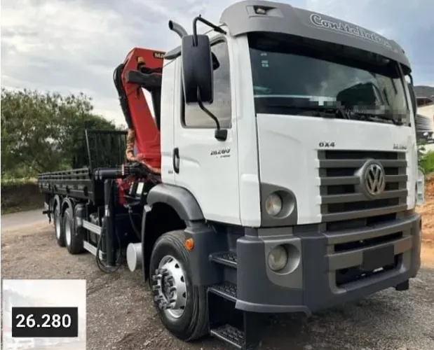 Vw 26.280 carroceria munk 6x4 ano 2020