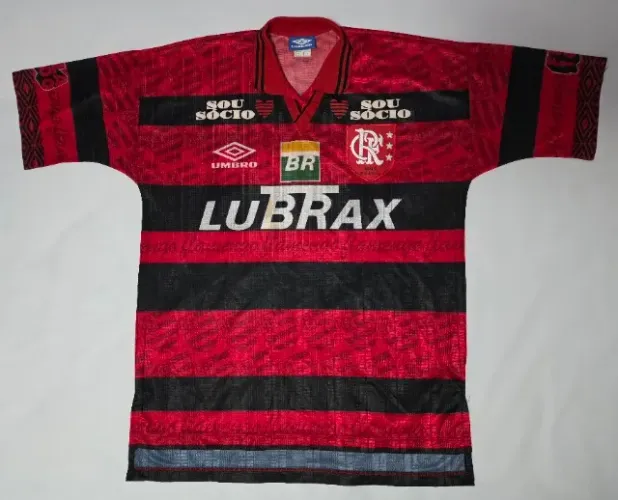 Rara Camisa do Flamengo Sou Sócio 1995 Umbro #10 Fla 100 Centenário Futebol
