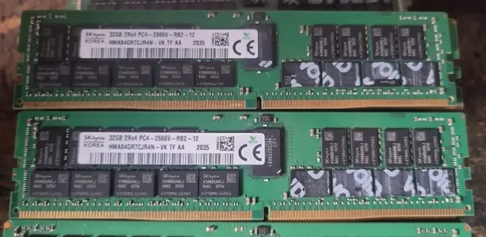 Memoria para Servidor x99 ddr4 32gb pc4 2666v 2rx4