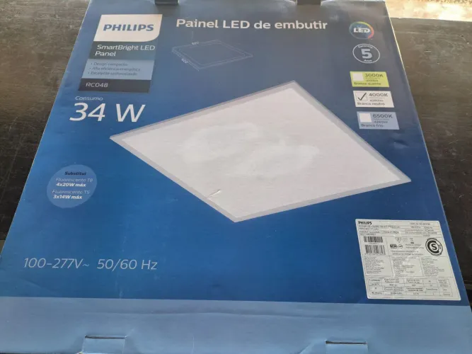 Painel LED de embutir Philips SmartBright 34W
