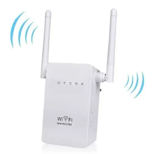 Repetidor WI-FI LV WRO2ES 2 Antenas 300Mbps - WZetta