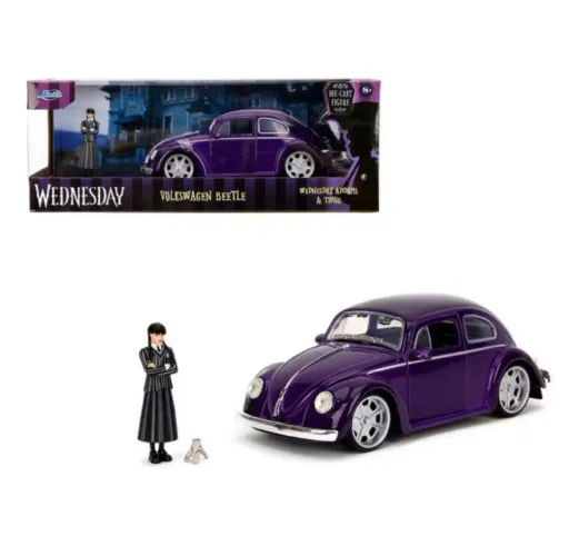 Miniatura Volkswagen Fusca Wandinha escala 1/24