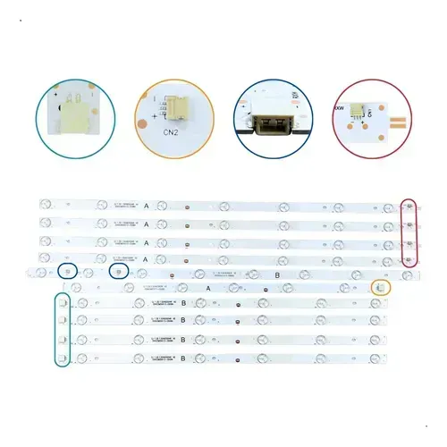 Conjunto Barramento Led Tv Ph55a17 Ph55a17dsgwa 