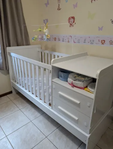 Berço 3 em 1 Multiuso 