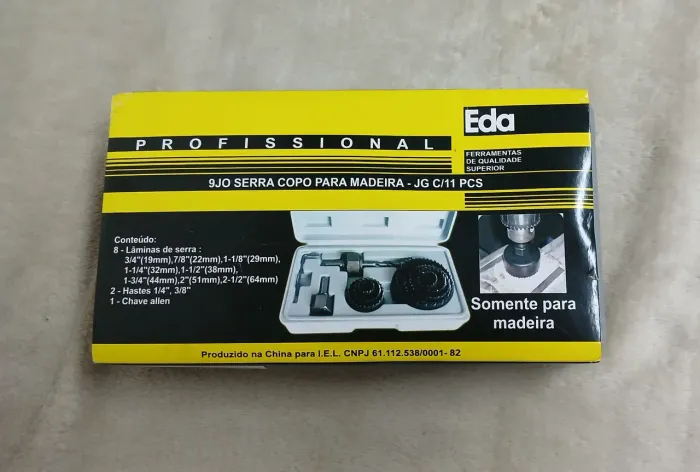 Jogo Kit de Serra Copo EDA 11 Peças
