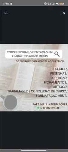 Consultoria em trabalhos escolares e acadêmicos 