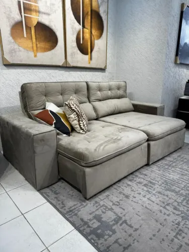 Sofa Retratil reclinavel Porto Belo