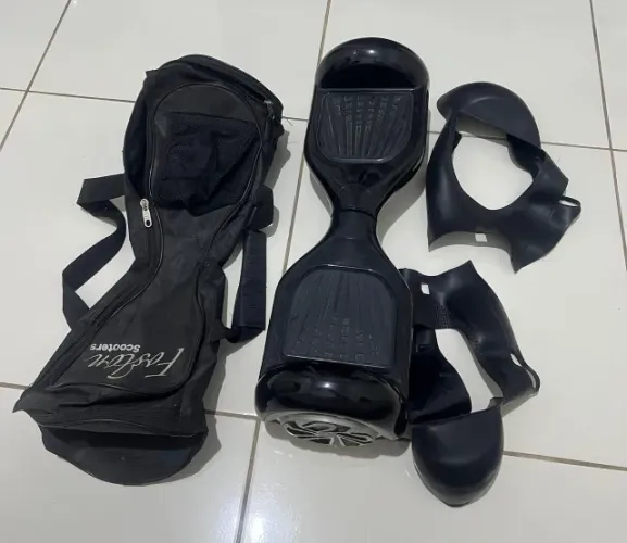 Hoverboard Preto com Bolsa de Transporte - Ótimo Estado!