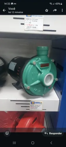 BOMBA DE ÁGUA 1CV TRIF 220/380V TH-16 NR THEBE