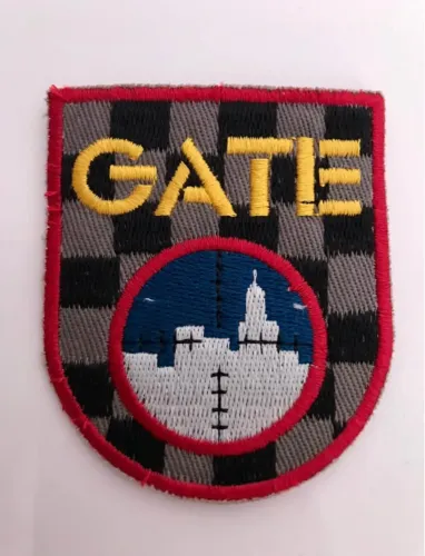 Bordado Gate termo colante