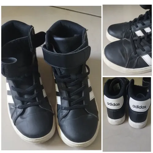 Adidas Original - Tênis Cano Alto - Tamanho 35<br>
