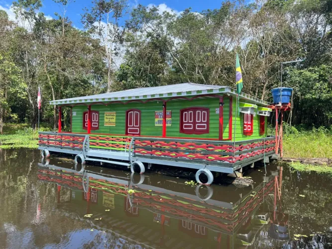 Casa Flutuante nova 100% Mobiliada leia