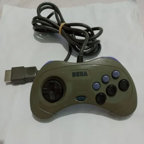Controle Original Sega Saturno Clássico Cinza
