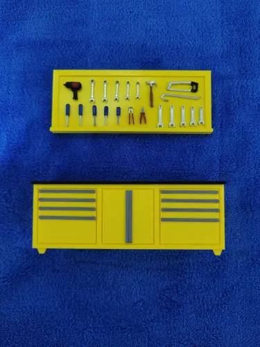 Miniatura de bancada de ferramentas