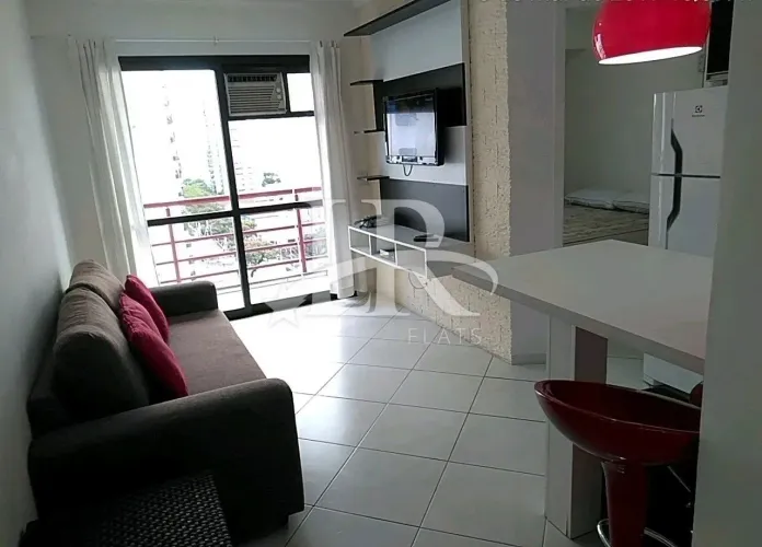 LR Flats Apartamento e Studio - Flat mobiliado de 35m² para alugar em Moema, confira!
