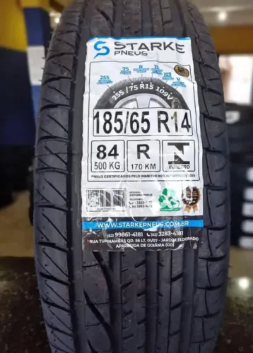 Pneu novo pro seu bolso: remold de qualidade com preço que roda suave, aro 14 185/65