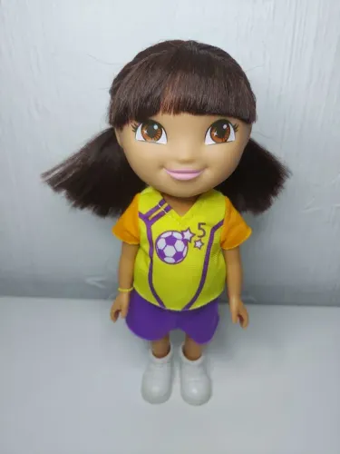 Boneca Dora Aventureira Futebolista Fisher Price Original Mattel 2009