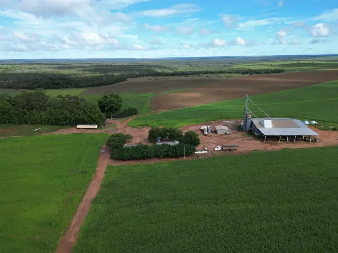 Fazenda 5.512 hec em Santiago do norte MT. 3.500 abertos 1.736.280 sacas soja