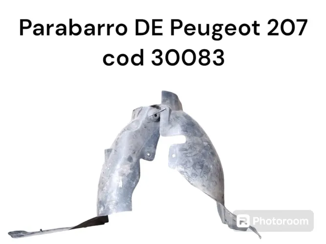 Parabarro Dianteiro Esquerdo Peugeot 207 Cod 30083