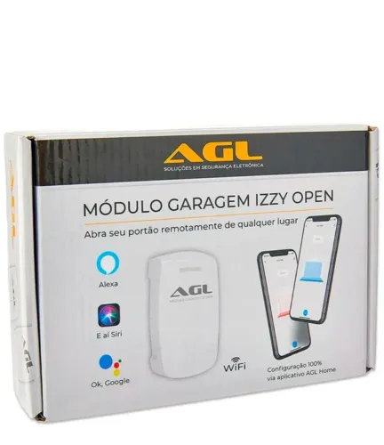 Módulo garagem AGL izzi abra seu portão remotamente de qualquer lugar usando o celular