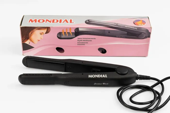 Prancha de cabelo Mondial Ceramic Black