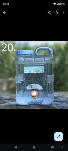 Galão de água para acampamento 20L