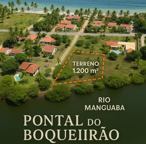 Terreno exclusivo à venda - Pontal do Boqueirão, Japaratinga/AL