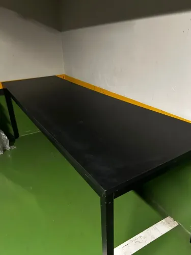 Mesa Longa Retangular - Preta 