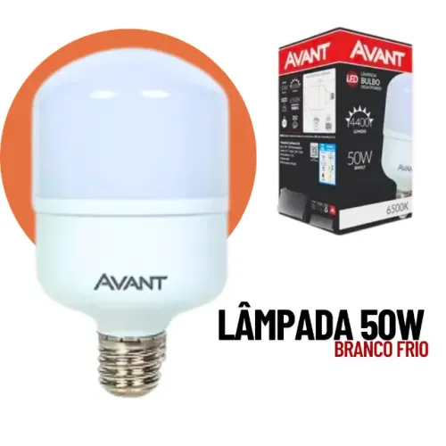 Lâmpada 50w 220v Super Led Premium 6500k Branco Frio _ CS191