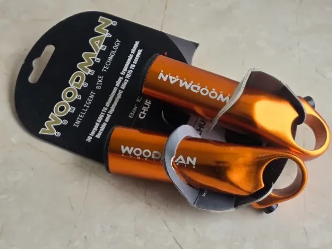 Bar End Woodman De Aluminio cobreado Para Bike Mtb