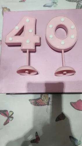 Enfeite de bolo número 40