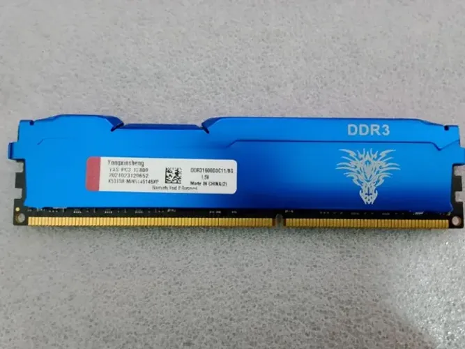 Memória RAM 8GB DDR3 YongxinSheng 1600MHz Desktop