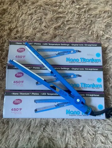 Prancha Nano titanium 