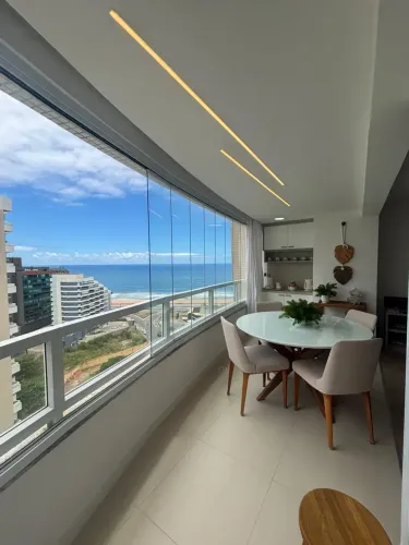 Apartamento 1/4 com 55 m2, nascente, andar alto, MOBILIADO no Jardim Aramação
