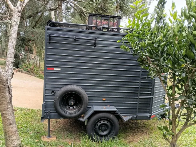 Carretinha motorhome equipada nova