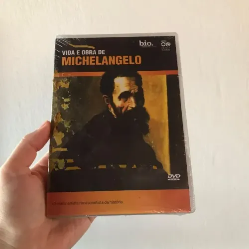 dvd lacrado - vida e obra de michelangelo
