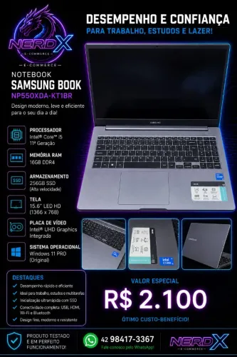 Notebook Samsung